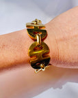 1990s LARGE CELINE HORSEBIT TURNLOCK BRACELET