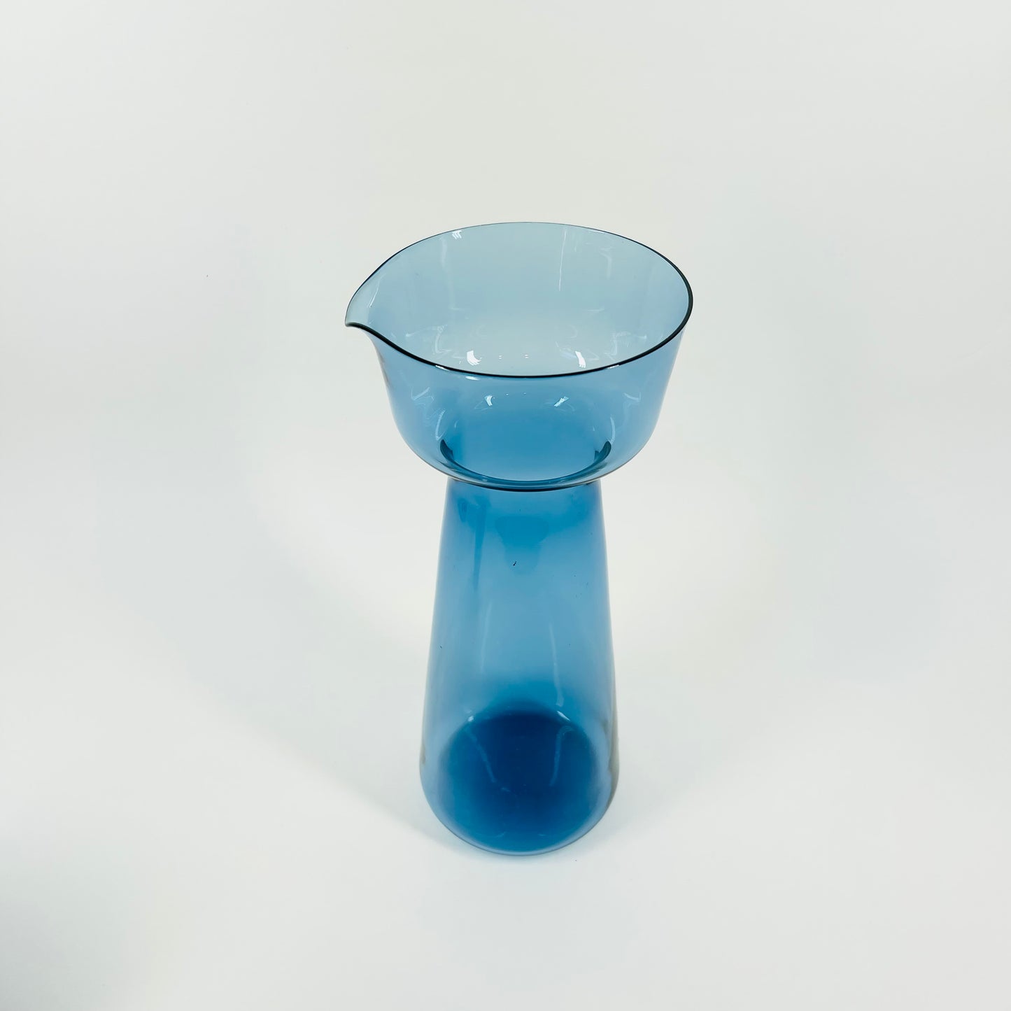 MCM BLUE GLASS IITTALA KARTIO CARAFE SET