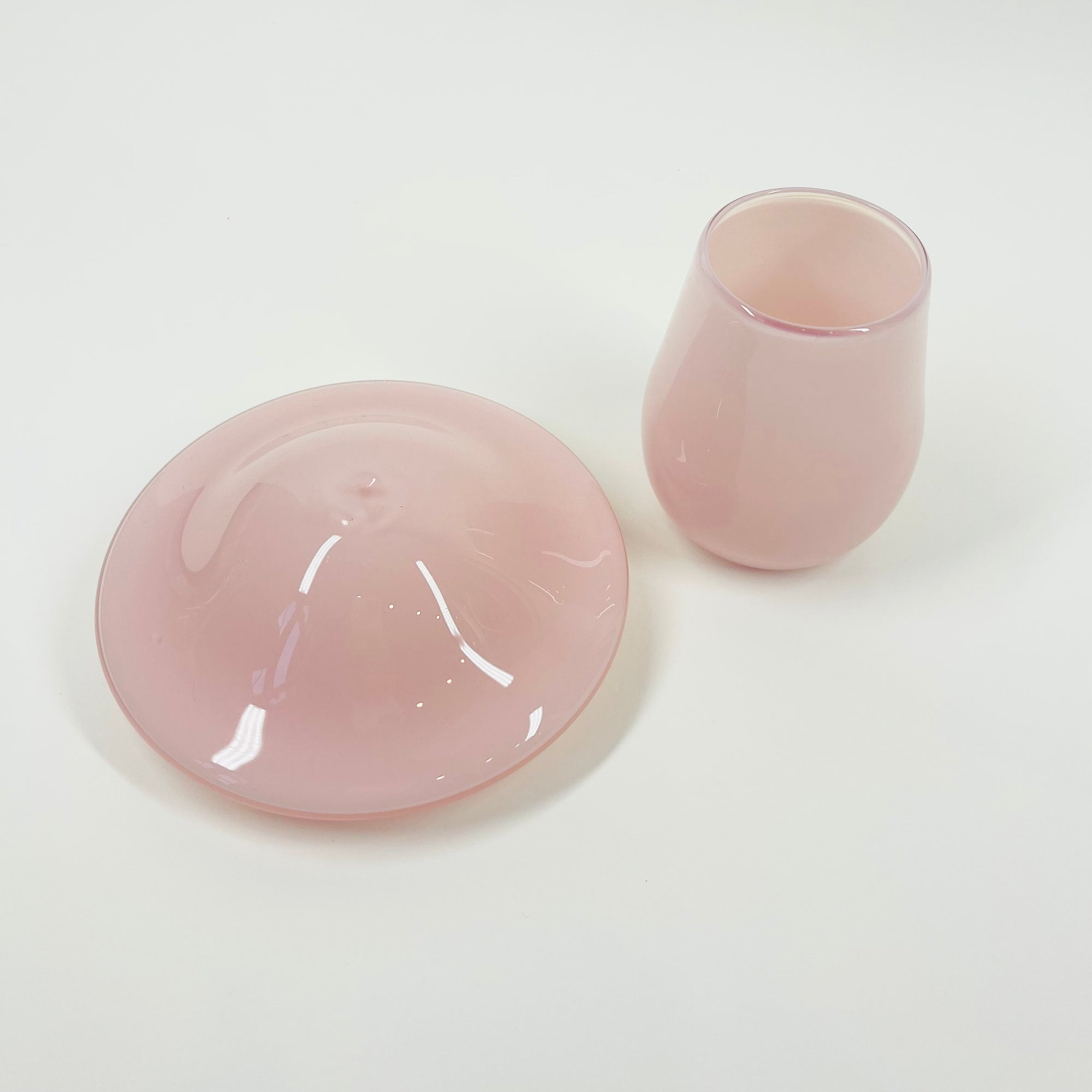 2019 MOUTH BLOWN CASED GLASS MUSHROOM BY SWEDISH ARTIST FORGLEN