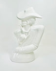 1980s WHITE PORCELAIN MINI MANNEQUIN FIGURINE