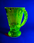 ANTIQUE URANIUM GLASS JUG