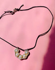 SILVER PEA POD NECKLACE