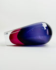 1990s HAZE PURPLE PINK SOMMERSO GLASS VASE BY ERICA LAGERBIELKE FOR KOSTA BODA