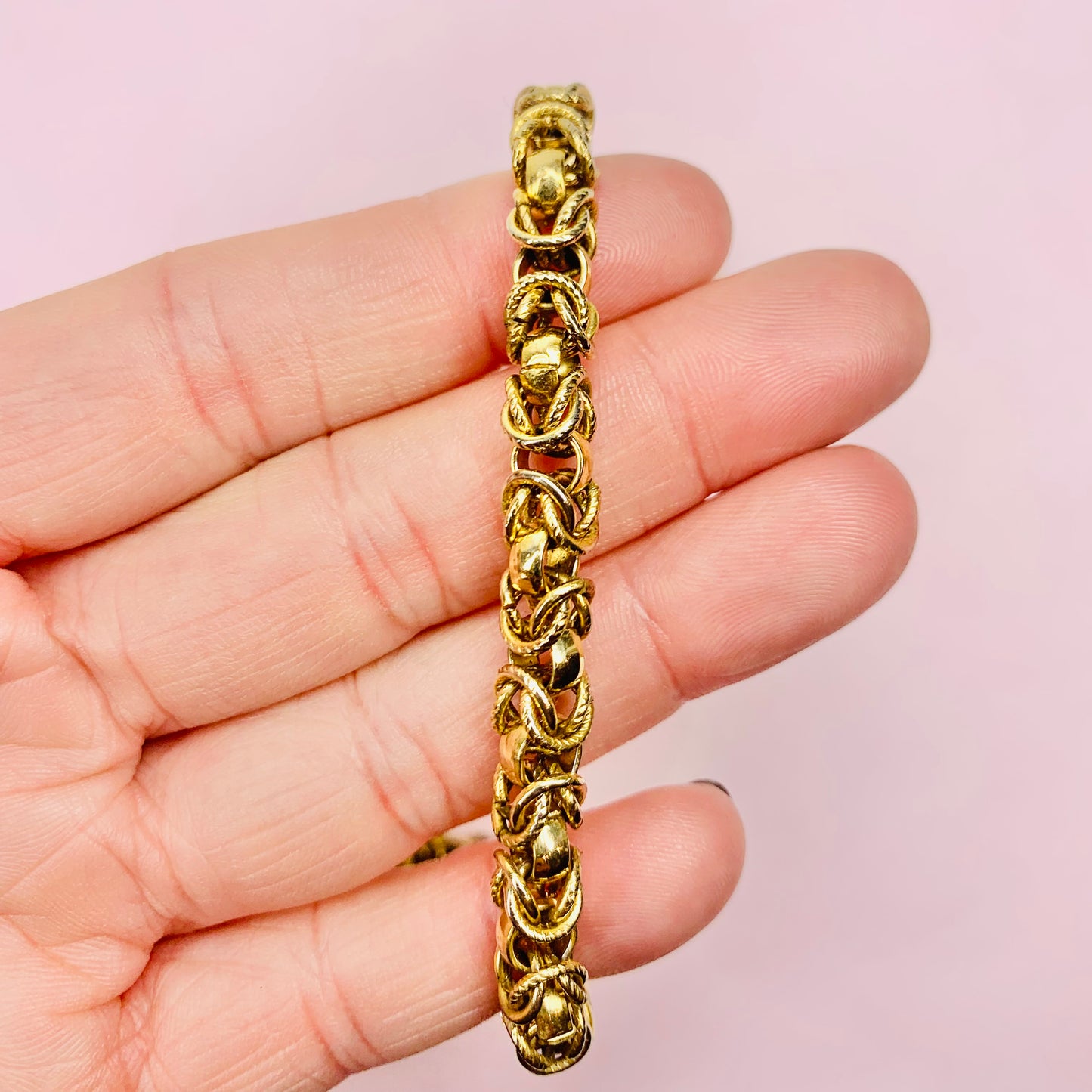 50s BYZANTINE LINKS CHAIN NECKLACE