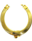 1980s GIVENCY TUBOGAS LINKS DIAMANTÉ PENDANT NECKLACE