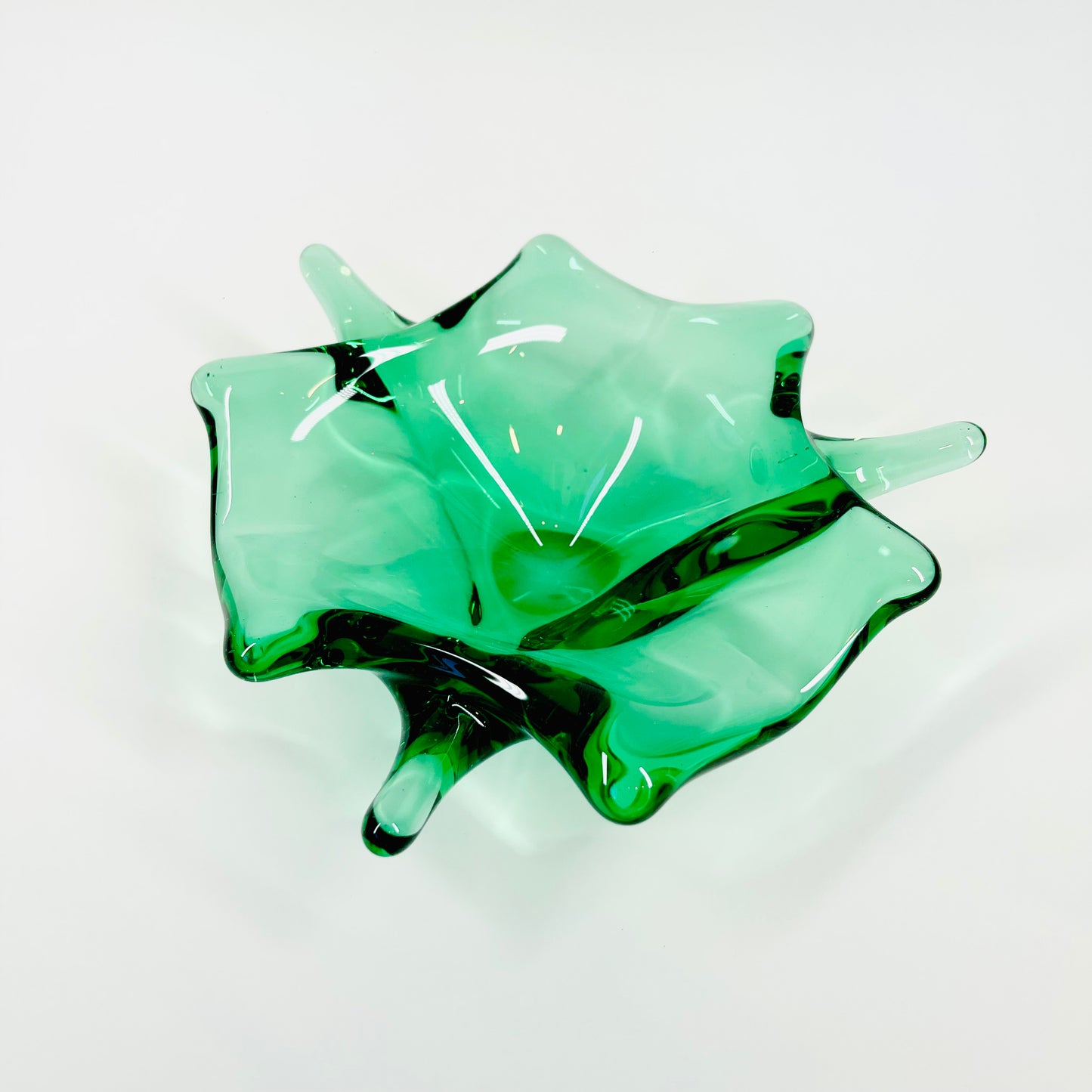 1950s MURANO GREEN SPACE AGE BOWL