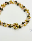 1950s AVON DOUBLE BEADS STRANDS COSTUME NECKLACE