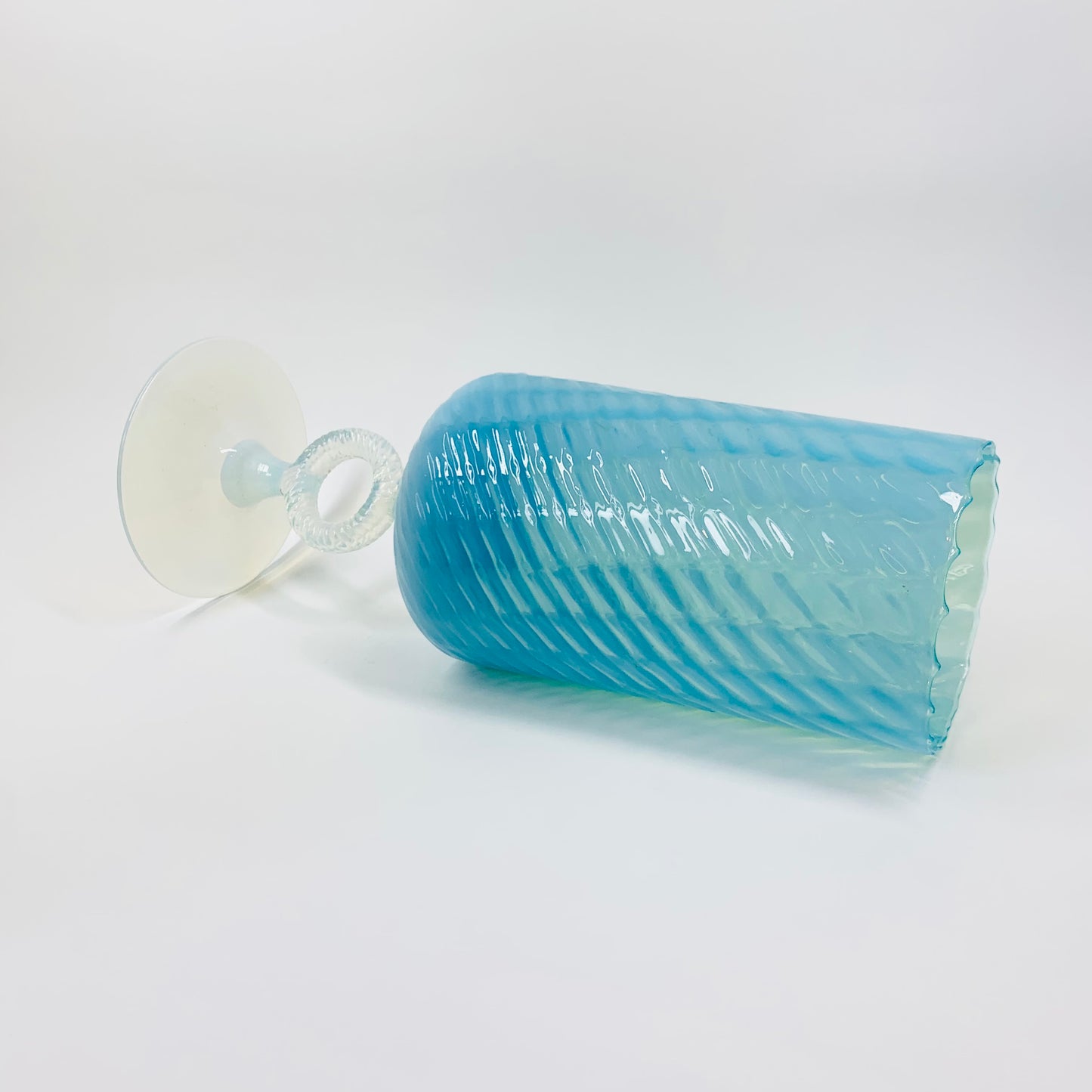MURANO OPALESCENT GLASS GOBLET