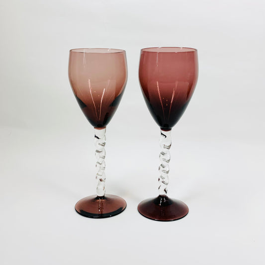 AMETHYST COCKTAIL GLASSES