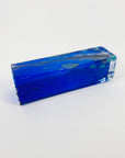 1980s AUSTRALIAN ART GLASS COBALT BLUE VASE