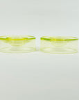 MIDCENTURY FINNISH URANIUM GLASS CAVIAR BOWL BY NANNY STILL FOR RIIHIMAEN LASI