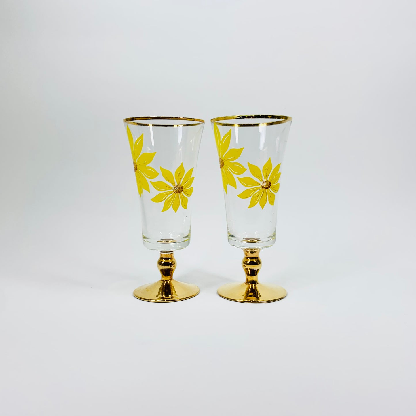 SUNFLOWER PARFAIT GLASSES