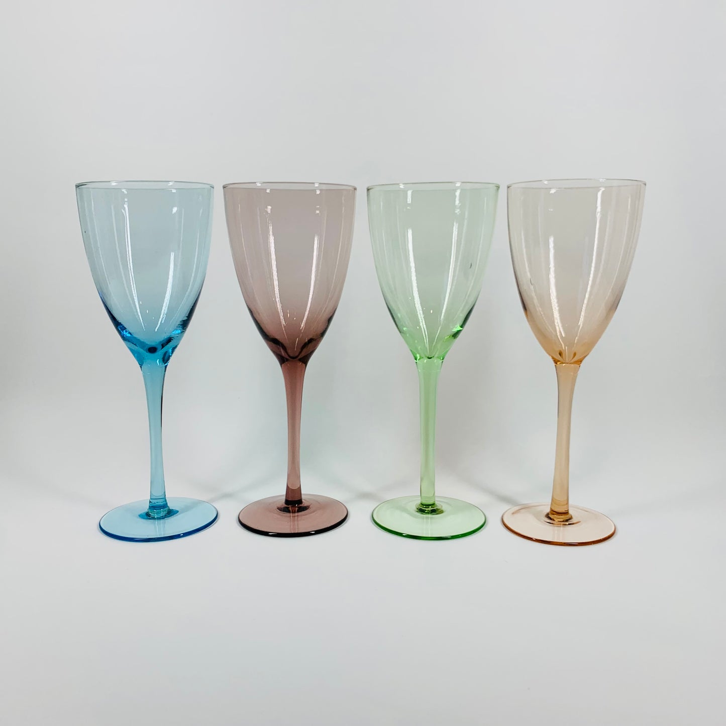 MCM HARLEQUIN WINE GLASSES