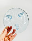 BLUE DEPRESSION FOOTED PLATE