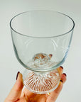 VINTAGE JAPANESE HAND CRAFTED GLASS COUPE