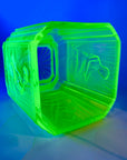 URANIUM GLASS VASE