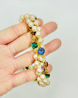 1980s OROTON TUTTI FRUITTI EARRINGS & MATCHING NECKLACE