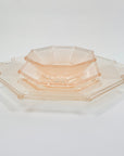 ART DECO PINK PLATE/BOWL