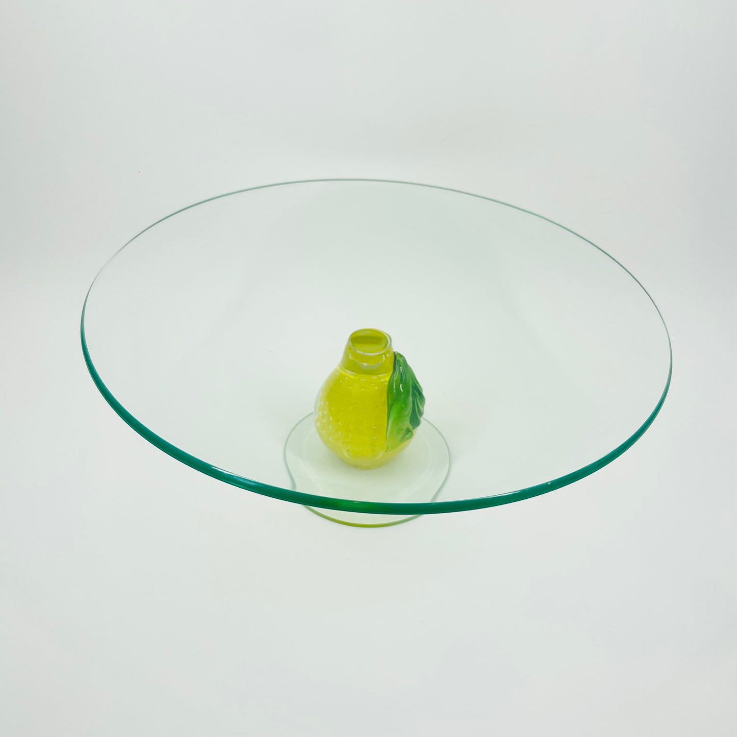 1980s LEMON STAND CAKE PLATE/BOWL