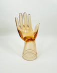 1950s USA GLASS RELIEF/SCULPTURE OF A HAND