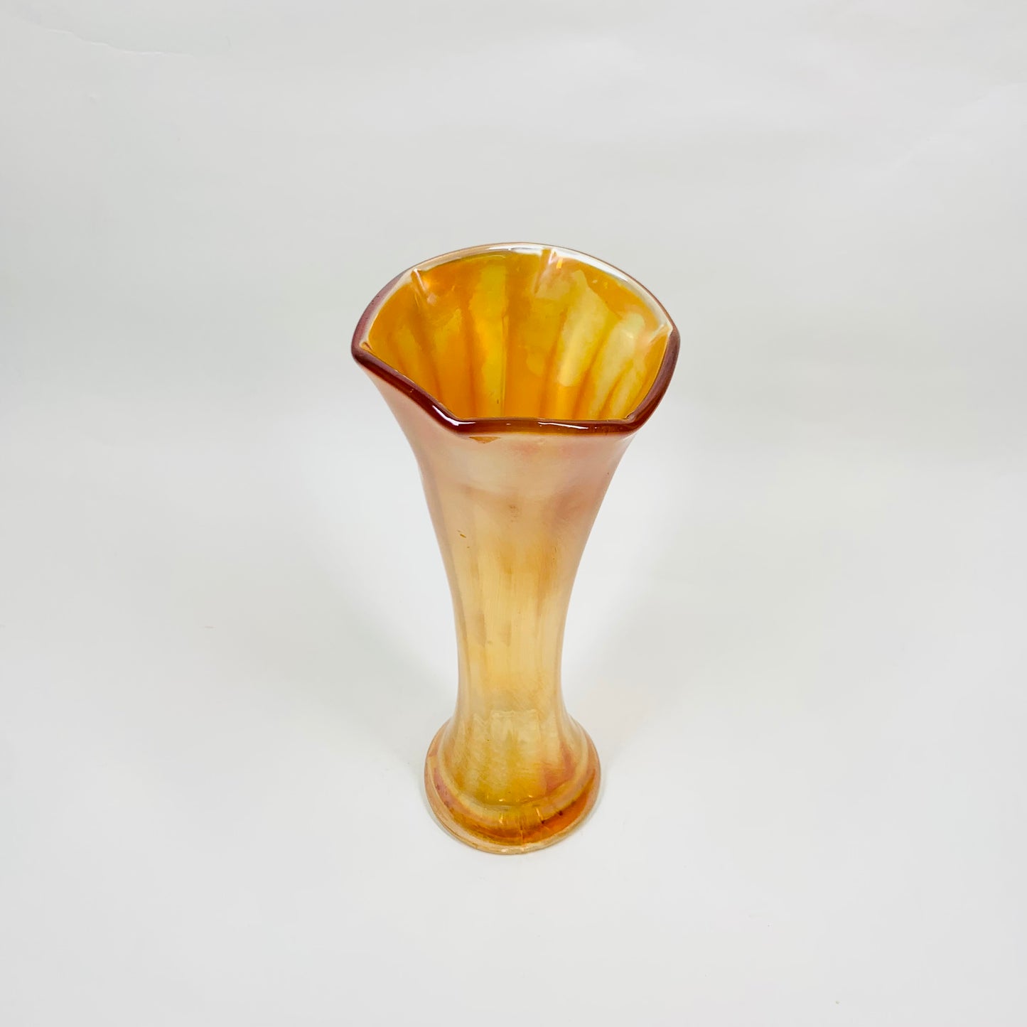 CARNIVAL GLASS POSY VASE