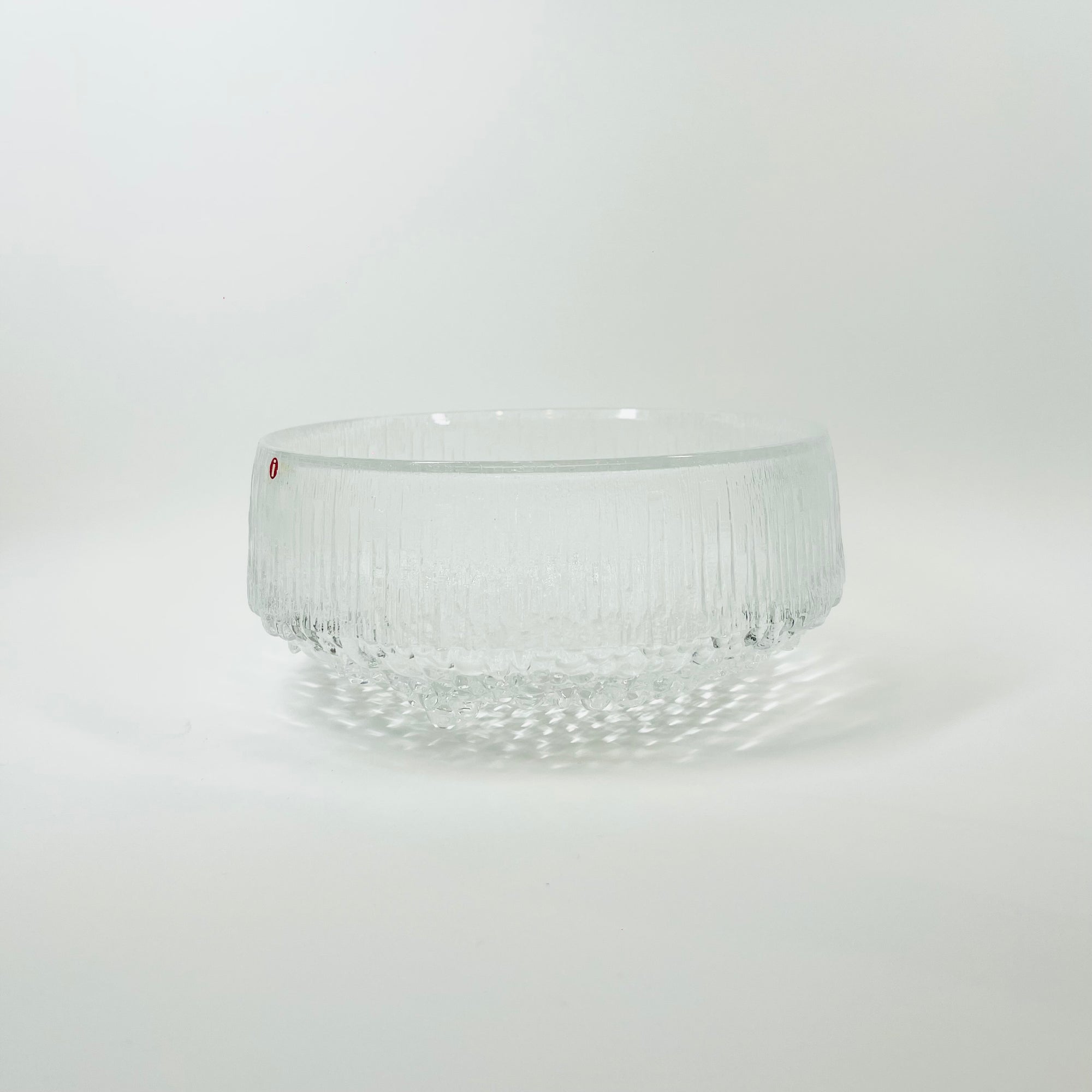 1970s IITTALA ULTIMA THULE ICE GLASS BOWL