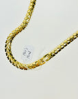 1960s 18K GP MONET S CURVES FANCY LINKS CHAIN NECKLACE