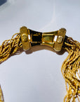 1975 CHRISTIAN DIOR MULTI-STRANDS STATEMENT NECKLACE