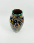1970s HAND PAINTED MOROCCAN POTTERY VASE