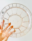 ANTIQUE DEPRESSION PINK PRESSED GLASS PLATE/BOWL/DINNER SERVICE