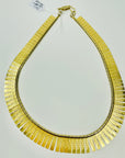 1950s CORO TEXTURED CLEOPATRA NECKLACE