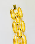 1980s GIVENCY TUBOGAS LINKS NECKLACE SUITE