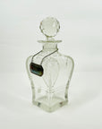 ANTIQUE DIAMOND CUT GLASS DECANTER