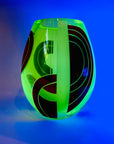 KARL PALDA URANIUM BLACK RUBY VASE