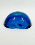 1950s GREEN BLUE MURANO SOMMERSO GLASS BOWL/ASHTRAY