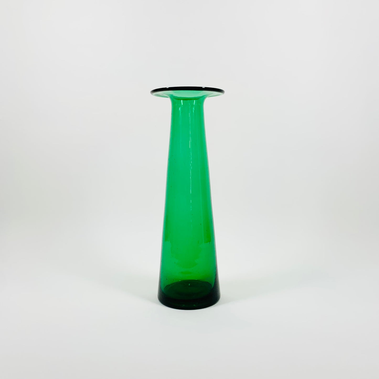 50s GREEN HYACINTH VASE