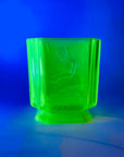 URANIUM GLASS VASE