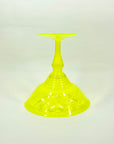 ANTIQUE URANIUM GLASS COMPORT