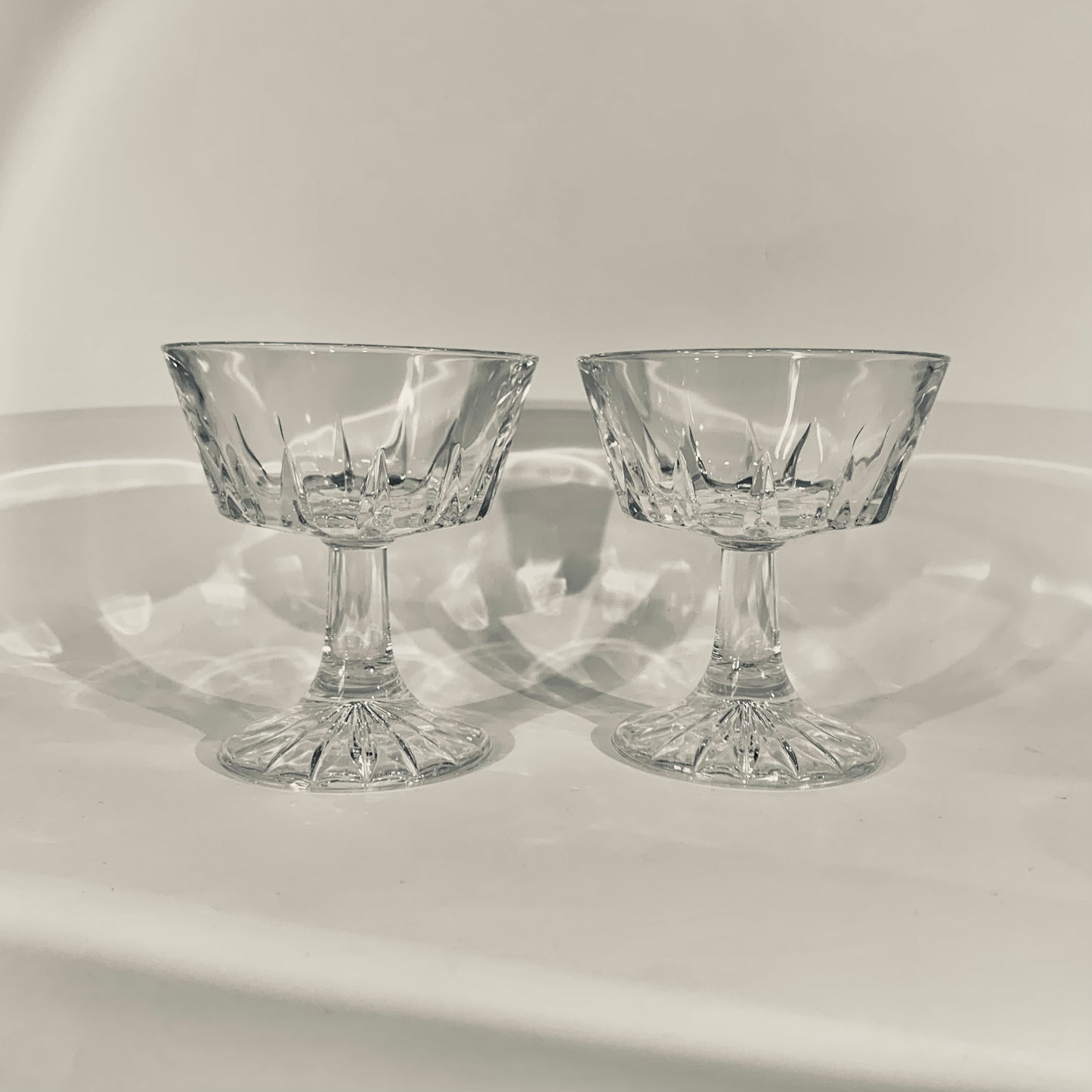 60s CRISTAL A’RQUES COUPE GLASSES