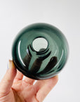 1960s SWEDISH CHRISTINA GREY GLASS MINI SQUAT VASE