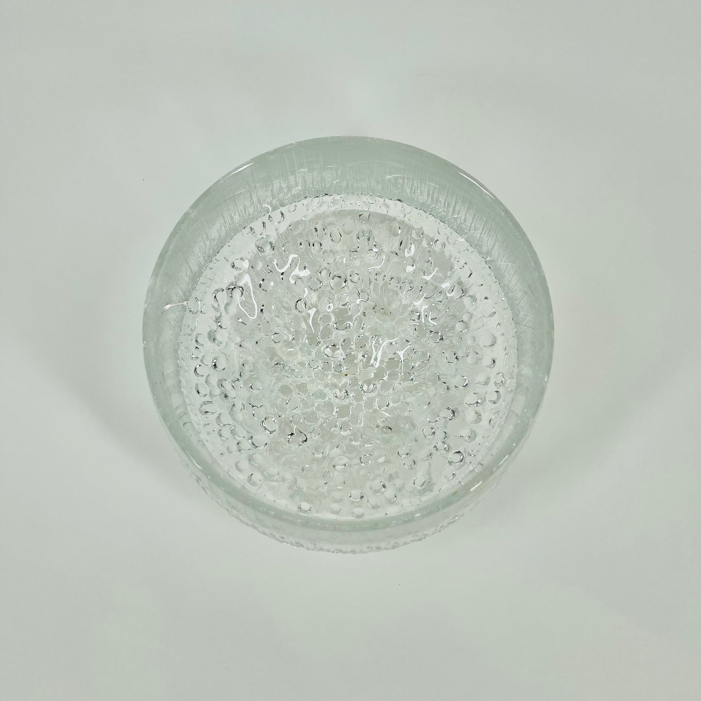 1970s IITTALA ULTIMA THULE ICE GLASS BOWL