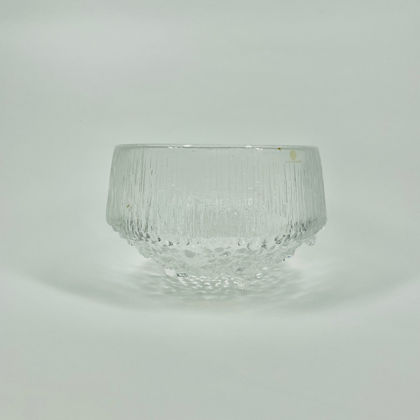 1970s IITTALA ULTIMA THULE ICE GLASS BOWL