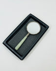 ANTIQUE JADE MINI HAND MIRROR