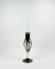 1950s MURANO AMETHYST GLASS CANDLE HOLDER