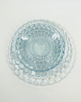 1950s ANCHOR HOCKING BLUE BUBBLE GLASS PLATE/BOWL