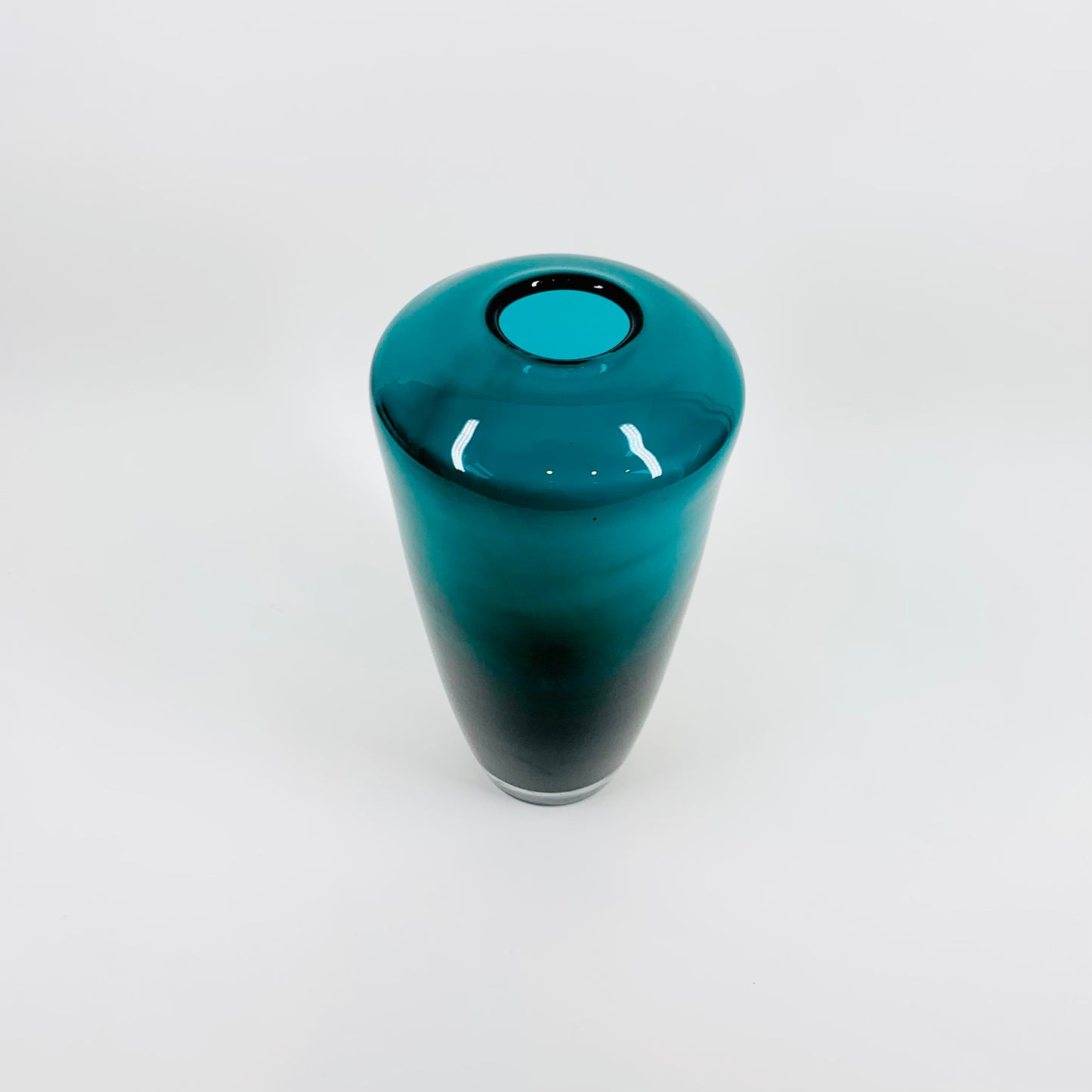 1950s TEAL SOMMERSO VASE