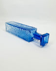 1960s FINNISH BARK GLASS BOTTLE VASE BY KAJ BLOMQIST