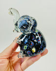 VINTAGE MILLIFIORE ART GLASS ELEPHANT