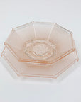 ART DECO PINK PLATE/BOWL