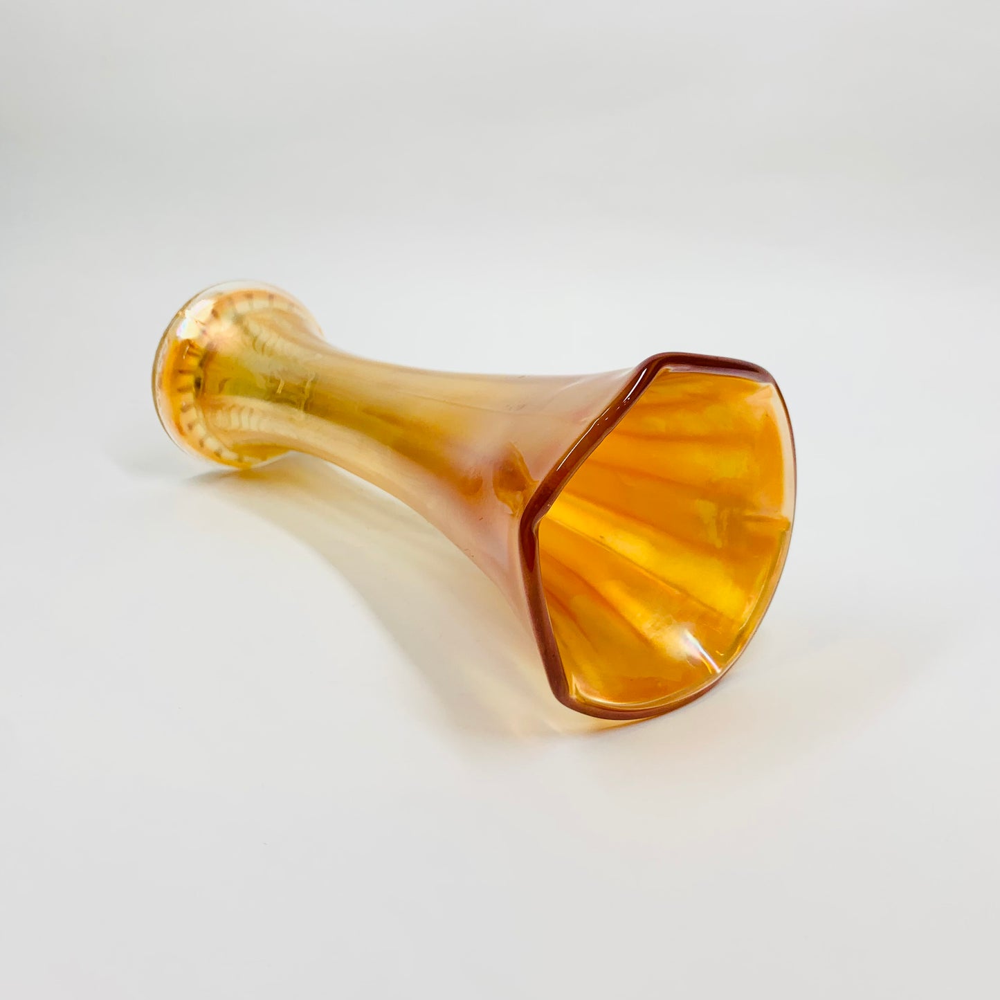 CARNIVAL GLASS POSY VASE